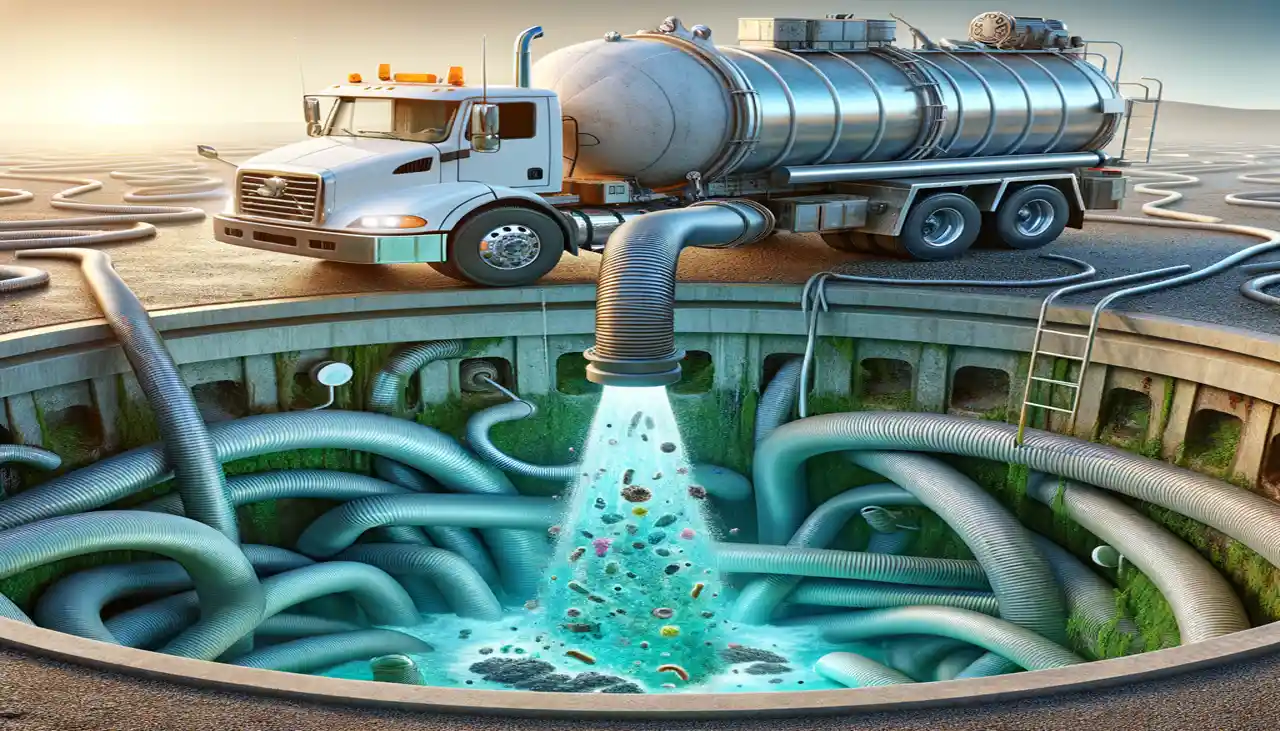 caminhão vacuo limpa fossa